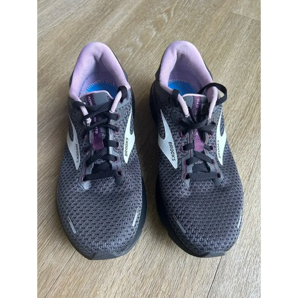 Brooks Adrenaline GTS 22 Women's Running Shoes Black/Purple/Silver comfortable